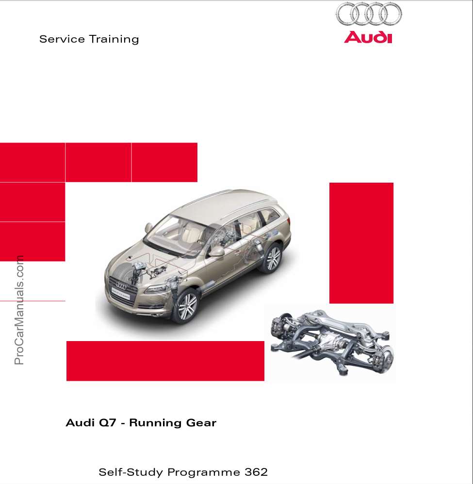 Self Study Program 362 - Audi Q7 - Running Gear