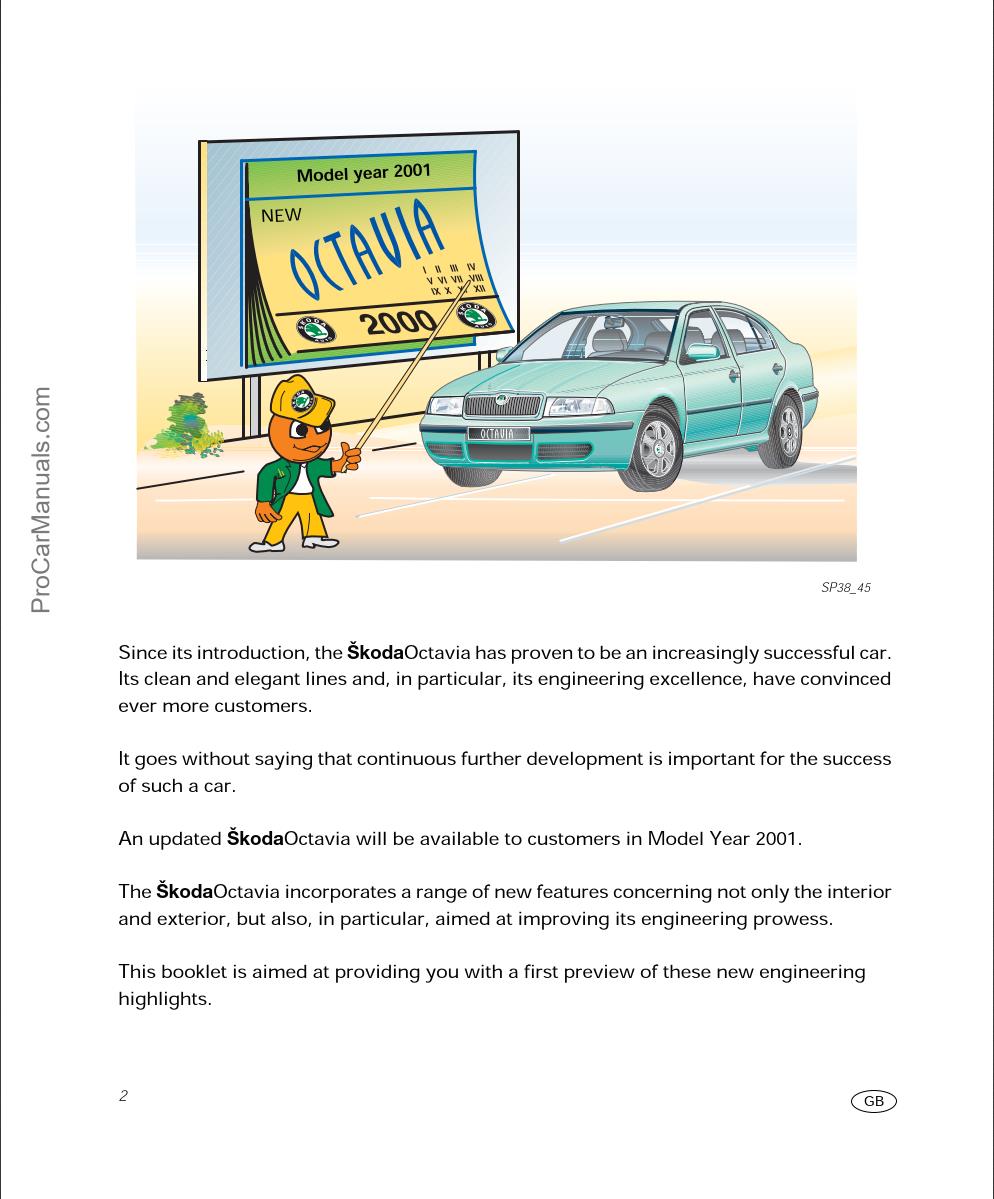 Self Study Program 38 - Skoda Octavia 2001