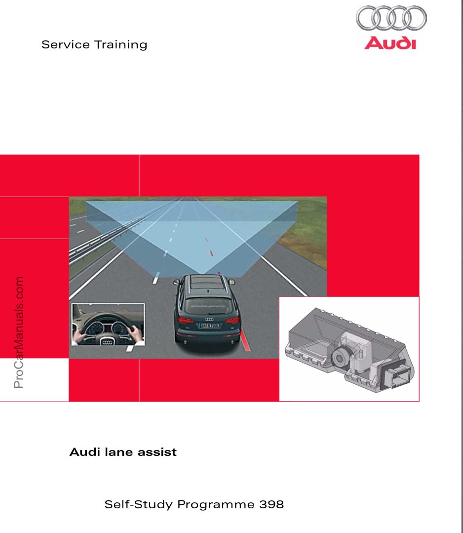 Self Study Program 398 - Audi lane assist