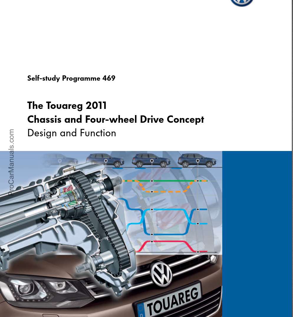 Self Study Program 469 - The Touareg 2011 Chassis and Four-wheel Drive Concept