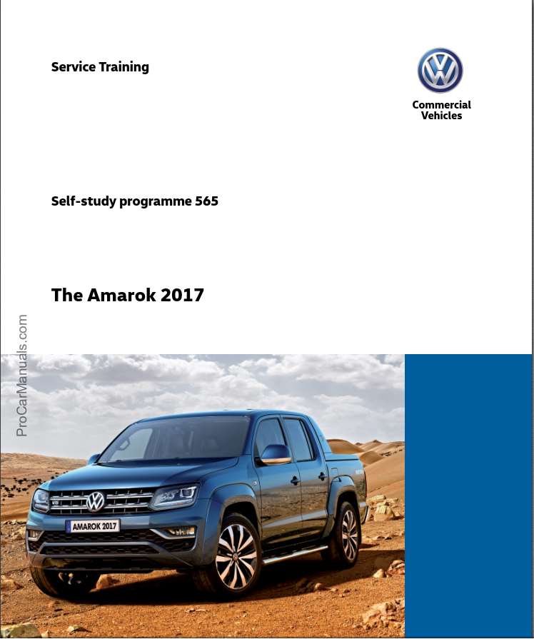 Self Study Program 565 - The Amarok 2017