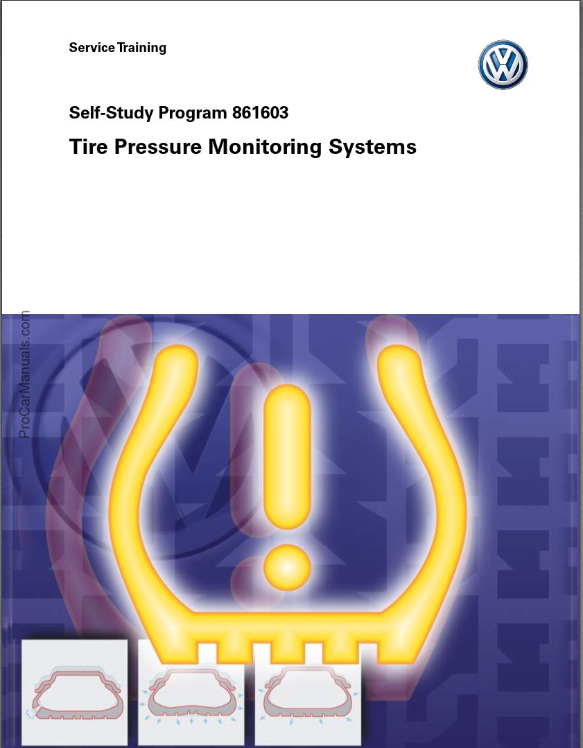 Self Study Program 861603 - Tire Pressure Monitoring Systems