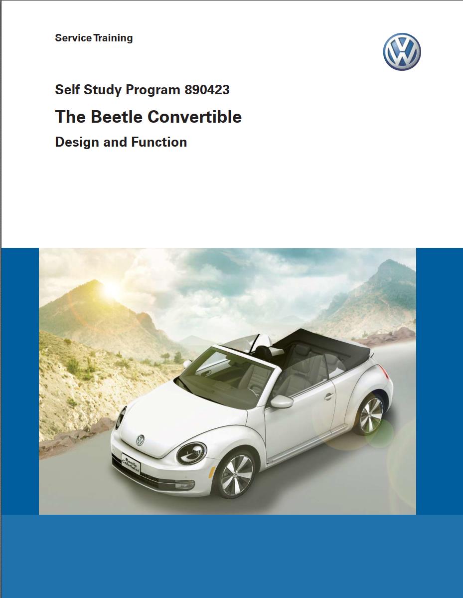 Self Study Program 890423 - The Beetle Convertible