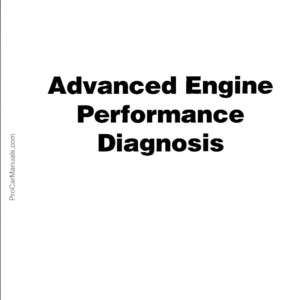 Self Study Program 942600 - Advanced Engine Performance Diagnosis