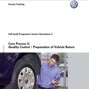 Self Study Program Service Operations 6. Core Process 5: Quality Control / Preparation of Vehicle Return