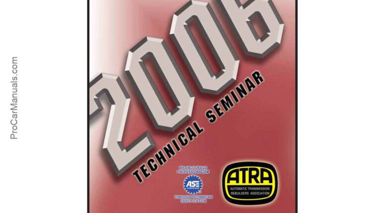 2006 ATRA Seminar Manual Contents