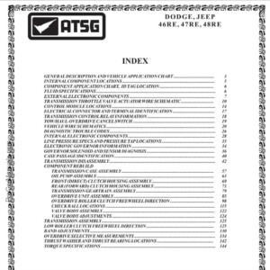 46RE 47RE 48RE – ATSG (Automatic Transmission Service Group)