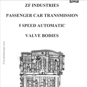 ZF Passenger Car Transmission 5 Speed Automatic Valve Bodies (5HPVBMAN)