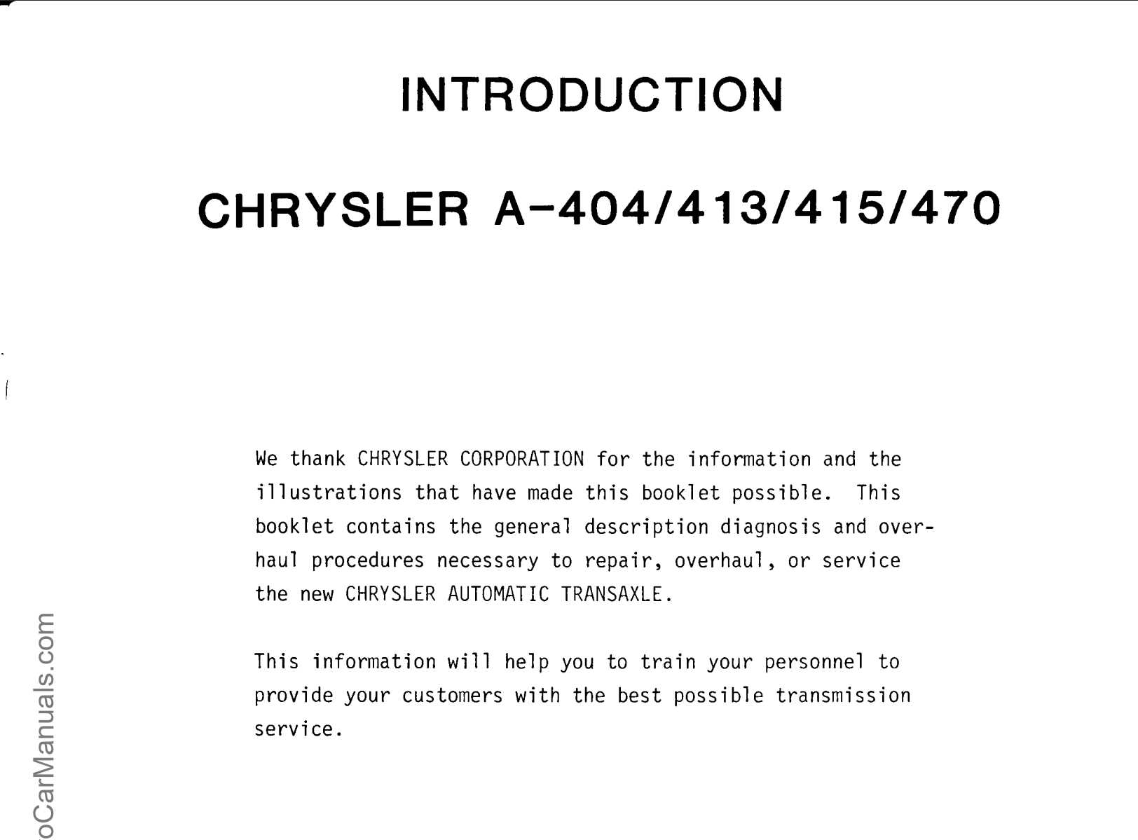 A-404 413 415 470 – ATSG (Automatic Transmission Service Group)
