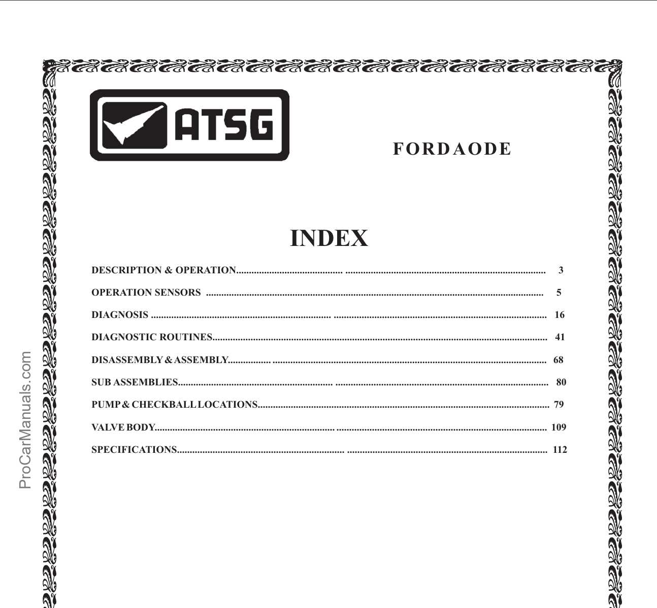 Ford AODE – ATSG (Automatic Transmission Service Group)