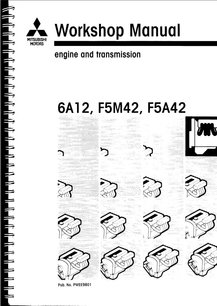 FTO transaxle 6A12 F5M42 F5A42 Wokshop Manual