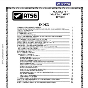Jatco JF506E – ATSG (Automatic Transmission Service Group)