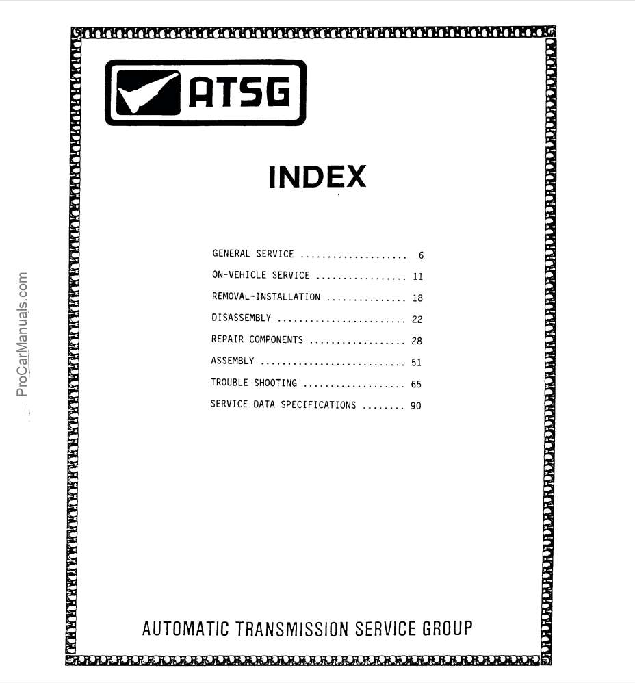 Nissan L4N71B – ATSG (Automatic Transmission Service Group)