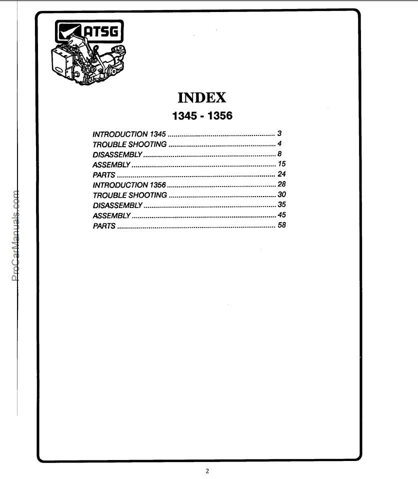 Warner Gear 1345 - 1356 – ATSG (Automatic Transmission Service Group)