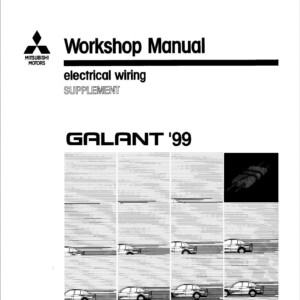 Mitsubishi Galant 1999 Wiring Diagrams