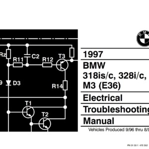 BMW 318is/c, 328i/c, M3 E36 1997 Electrical Troubleshooting Manual