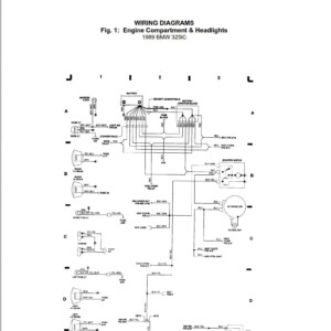 BMW 325iC 1989 Electrical Wiring Diagrams