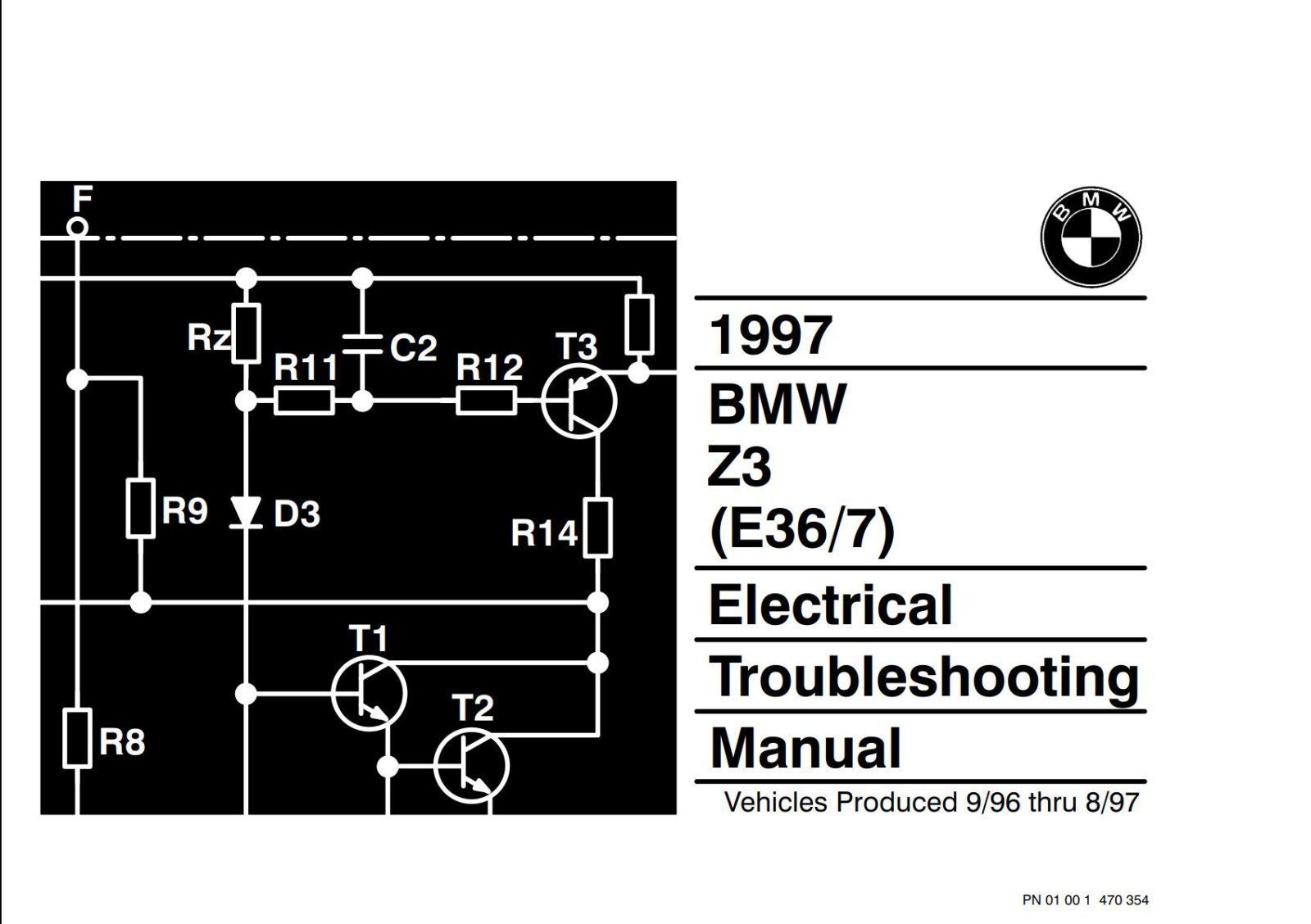 BMW Z3 E36/7 1997 Electrical Troubleshooting Manual PDF Download