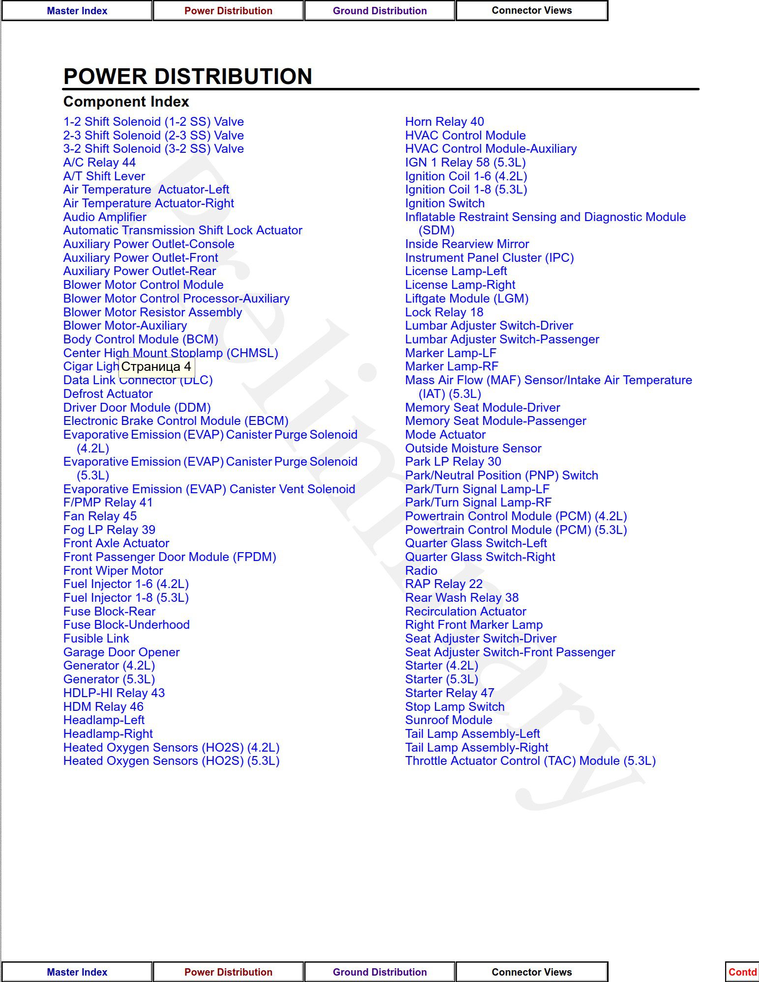 Isuzu Ascender 2004 Electrical Wiring Diagram