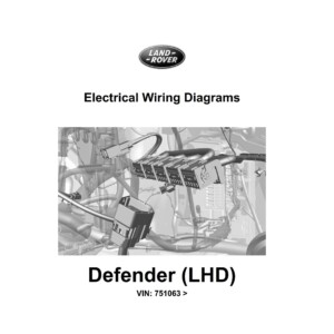 Land Rover Defender Electric Wiring Diagrams LHD