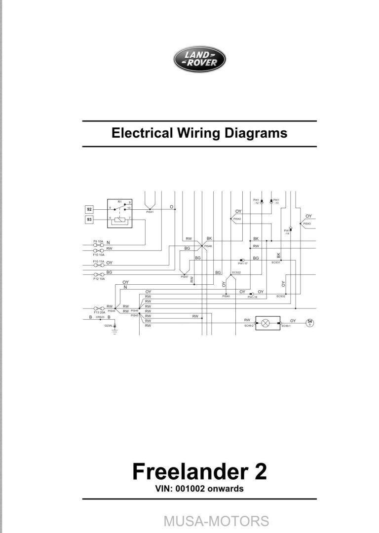 Land Rover Freelander 2 Electrical Wiring Diagrams - DIY & Guides
