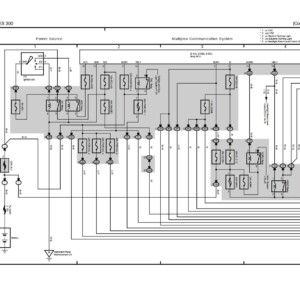 Lexus ES300 2002 Electrical Wiring Diagram