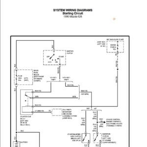 Mazda 626 1990 Wiring Diagram