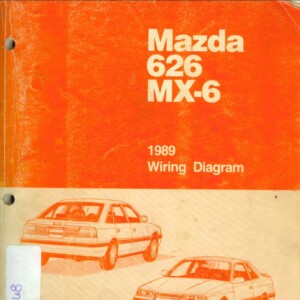 Mazda 626 MX-6 1989 Wiring Diagram