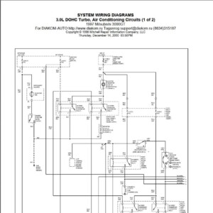 Mitsubishi 3000GT 1997 Wiring Diagrams