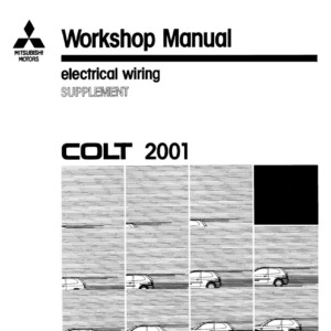Mitsubishi Colt 2001 Electrical Wiring Supplement PHME9511-C