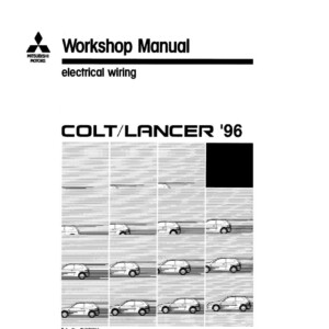 Mitsubishi Colt Lancer 1996 Electrical Wiring PHME9511