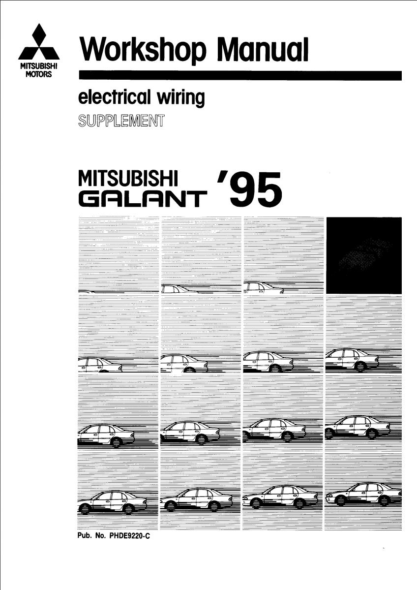Mitsubishi Galant 1995 Electrical Wiring Diagram