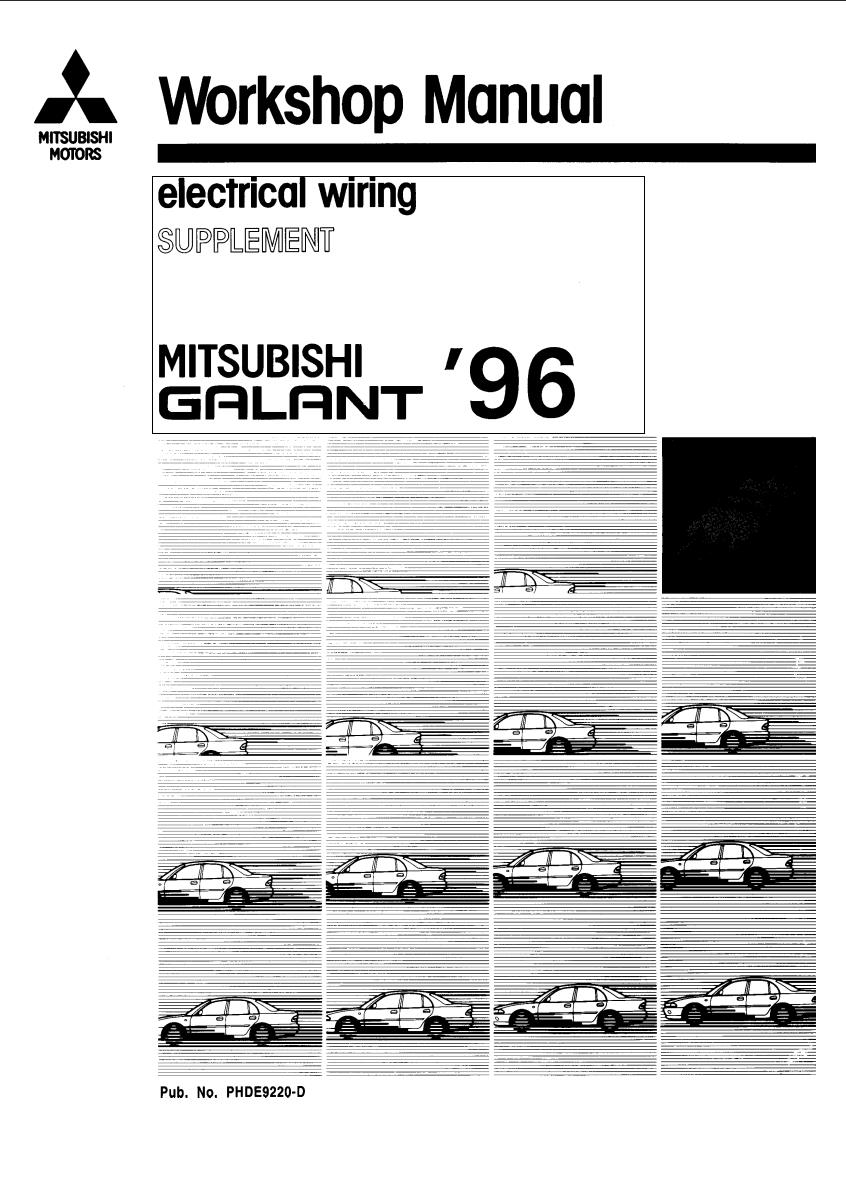PDF ONLINE - Mitsubishi Galant 1996 Electrical Wiring Diagram – PDF