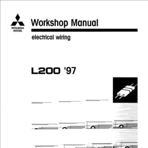 Mitsubishi L200 Mitsubishi Triton 1997 Electrical Wiring Diagrams