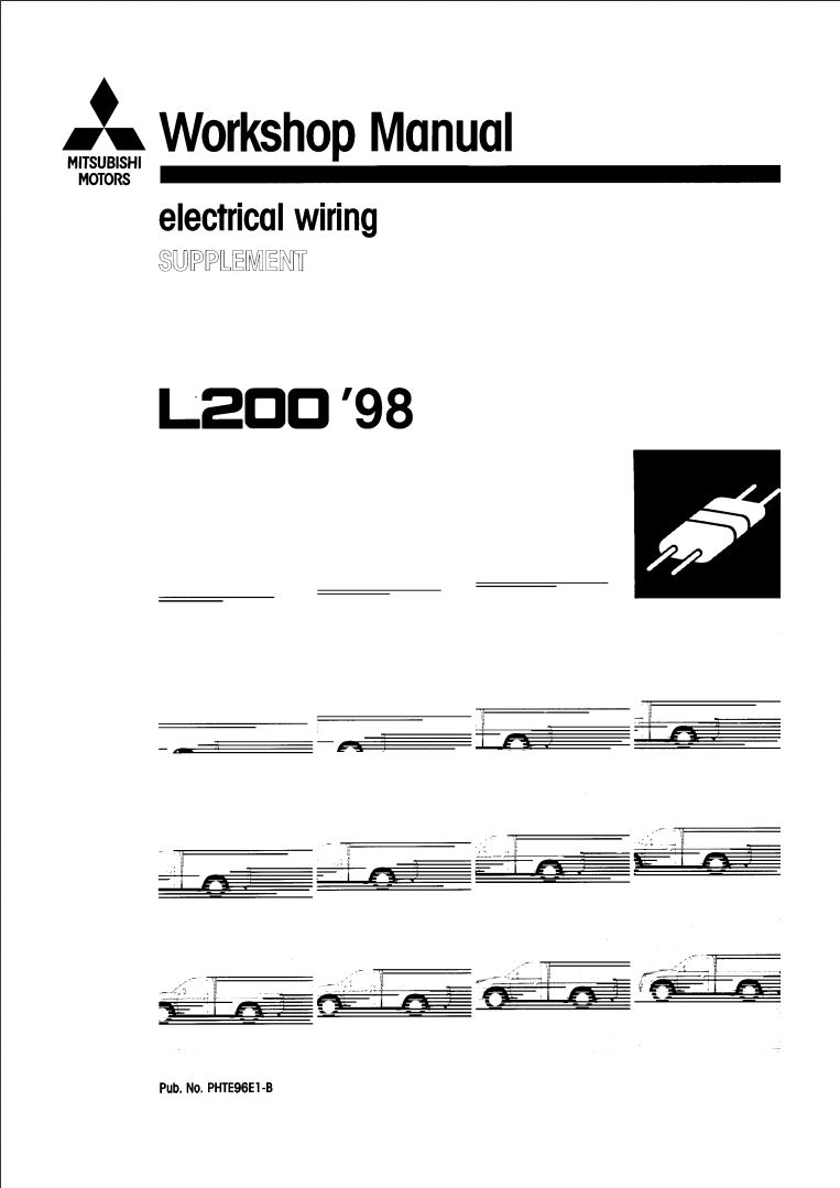 Mitsubishi L200 Mitsubishi Triton 1998 Electrical Wiring Diagrams