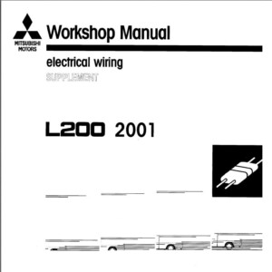 Mitsubishi L200 Mitsubishi Triton 2001 Electrical Wiring Diagrams