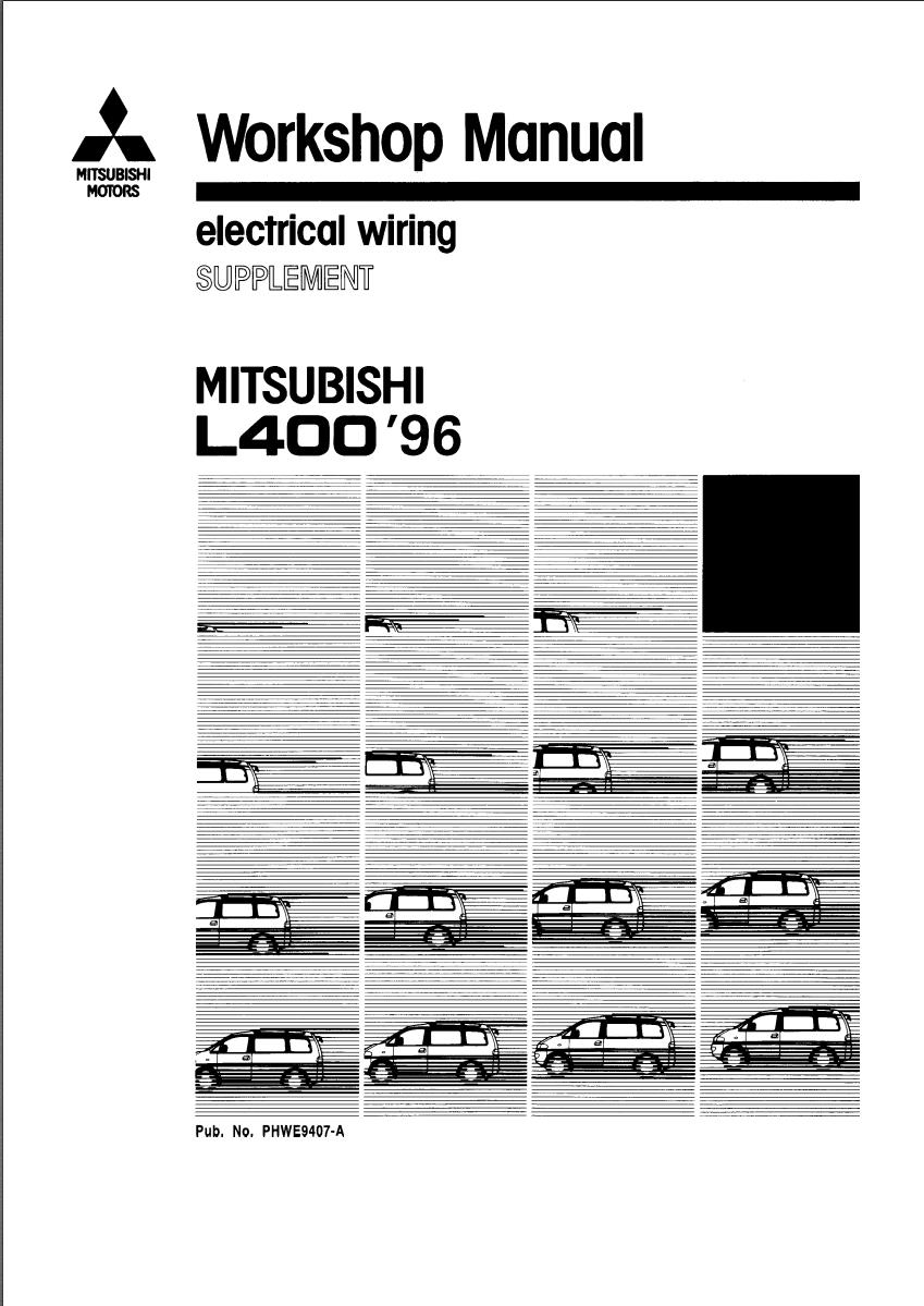 Mitsubishi L400 1996 Electrical Wiring Manual – PDF Download