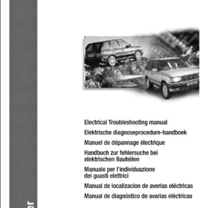 Range Rover 1996 5th Edition Electrical Troubleshooting Manual