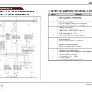 SsangYong Actyon C135 2008 Electric Wiring Diagrams