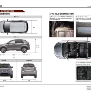 SsangYong Korando C C206 2012 Service Manual Wiring Diagram