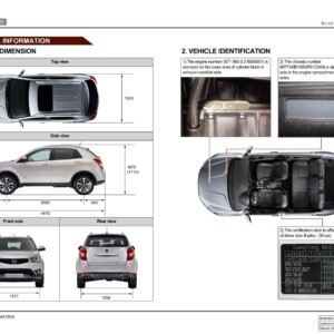 SsangYong Korando C C210 2013 Service Manual Wiring Diagram