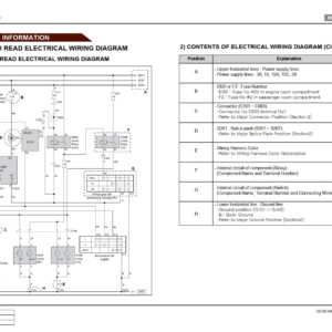 SsangYong Kyron D105 2006 Service Manual Wiring Diagram