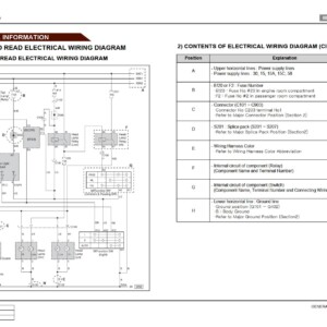 SsangYong Kyron D130 2007 Service Manual Wiring Diagram