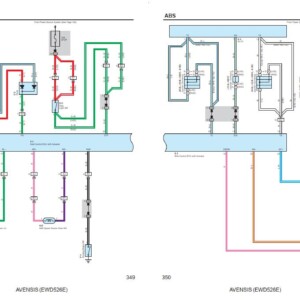 Toyota Avensis 2002 - 2007 Wiring Diagrams EWD526E