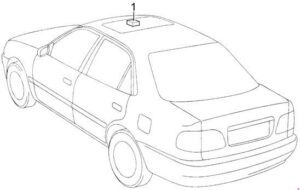 Toyota Corolla 1995 - 2002 E110 Fuse Box Diagram