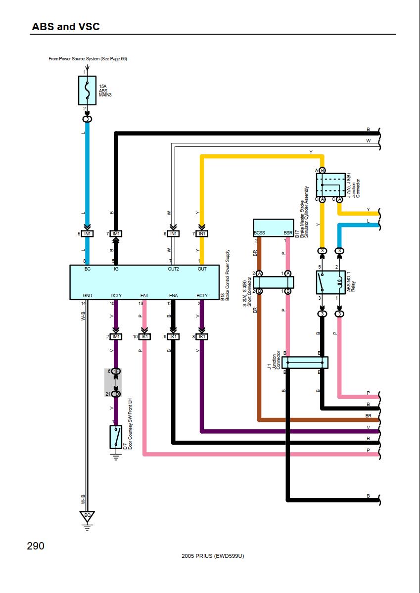 2005 Toyota Prius Electrical Wiring Diagram EWD