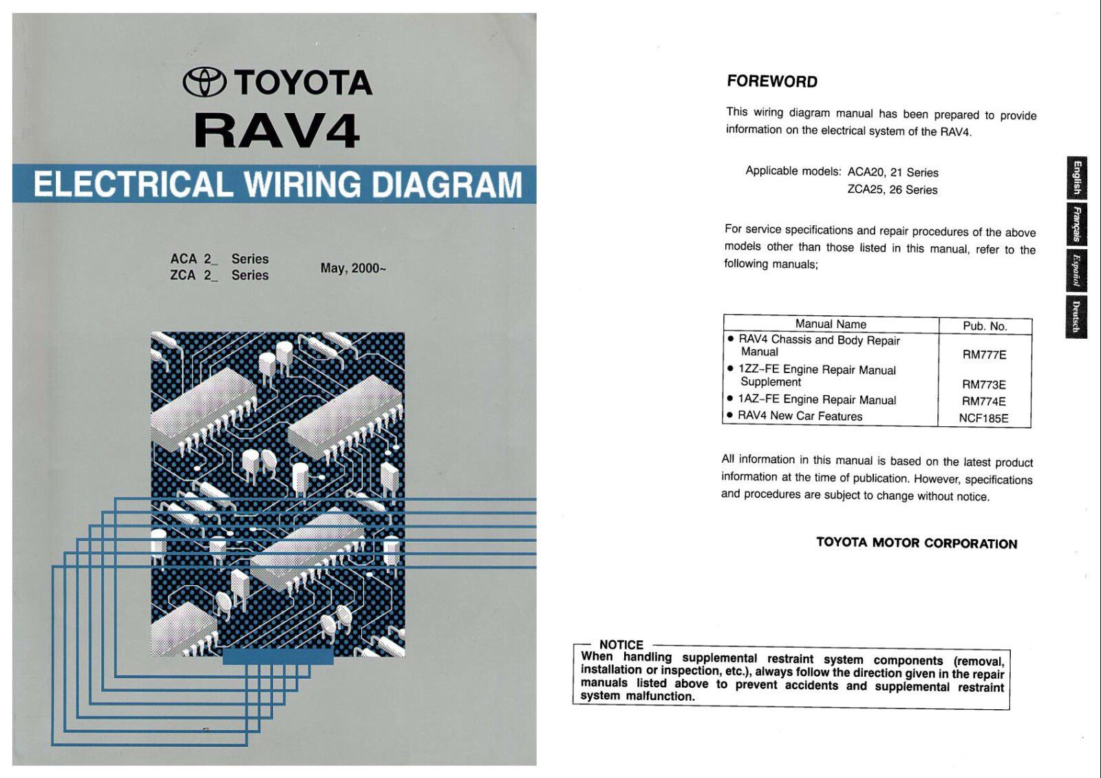 Toyota Rav Electrical Wiring Diagram Pdf Download