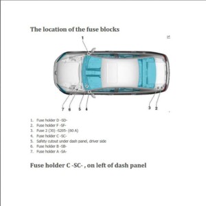 Volkswagen Passat B7 2010 - 2015 Fuse Box Diagram