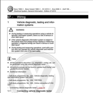 Volkswagen Tiguan 2008 Wiring Diagrams