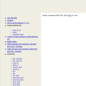 Volvo 850 1996 Wiring Diagrams TP3911202